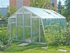 LIMES Skleník VARIANT typ L 3 - sklo Helios 4mm - pozink. profil LIMES Skleník VARIANT typ L 3 - sklo Helios 4mm - pozink. profil